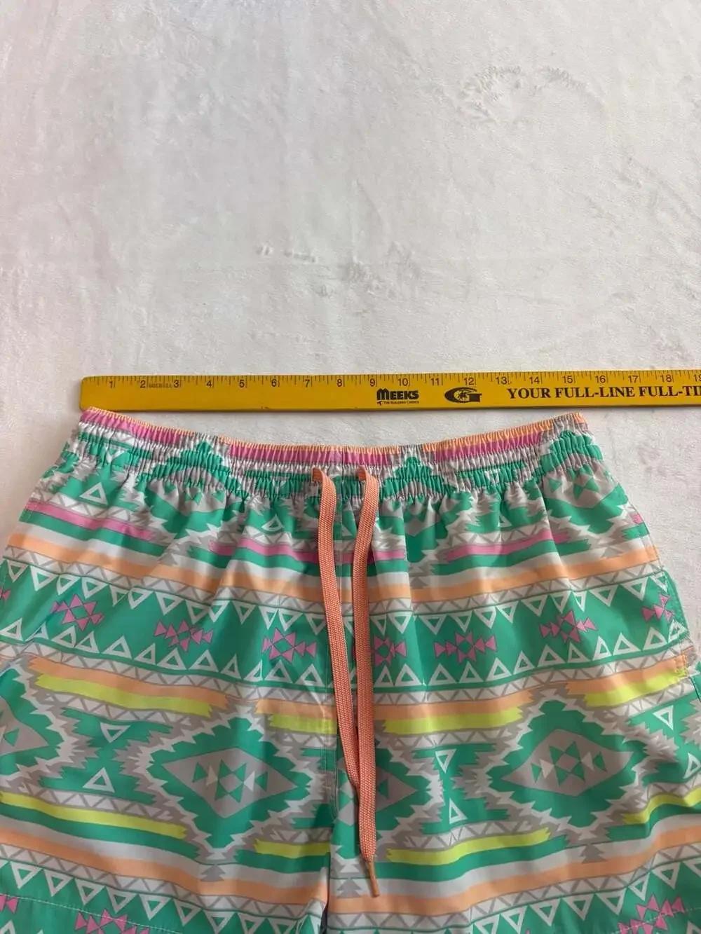Chubbies 'The En Fuegos' 4-inch Inseam Geometric Print Swim Trunks